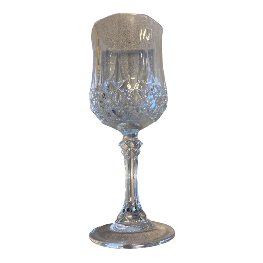 Vintage Lead Crystal Drink Wine Glass set of 6 - Picture 4 of 4